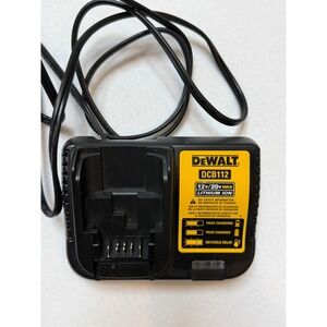DeWalt DCB112 12V 20V Max Lithium Ion Battery Charger Black Power Tool Accessory